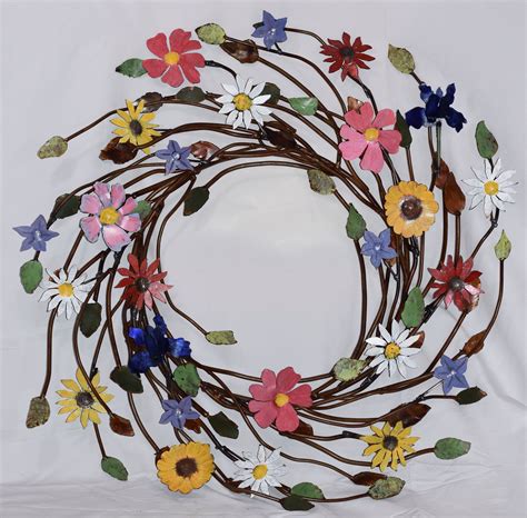 outdoor metal wreath